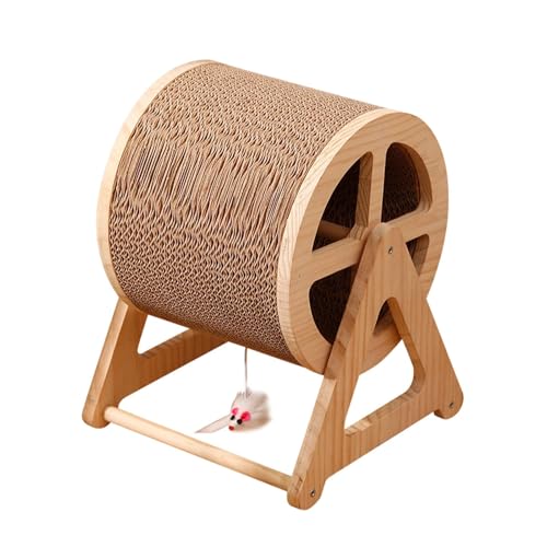 AWHAO Katzenkratzmöbel, Interaktives Spielzeug, Möbelkratzschutz für Kleine Tiere, Holzfarbe AWHAO Katzenkratzmöbel, Interaktives Spielzeug, Möbelkratzschutz für Kleine Tiere, Holzfarbe von AWHAO
