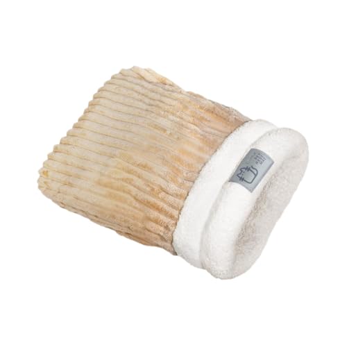 AWHAO Katzenschlafsack, Katzenbett, Höhle, Haustier, Haustierhöhle, Weiches Innenversteck, Beruhigendes Kissen für Chihuahua, Hunde, WEL, braun, L AWHAO Katzenschlafsack, Katzenbett, Höhle, Haustier, Haustierhöhle, Weiches Innenversteck, Beruhigendes Kissen für Chihuahua, Hunde, WEL, braun, L von AWHAO