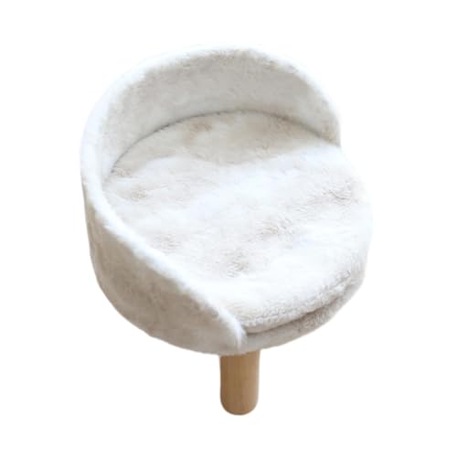 AWHAO Katzensofa, Katzencouch, Bett, modische Holzbeine für Hauskatzen, Katzen-/Hundehocker, Bett, erhöhtes Haustierbett, Abnehmbarer und waschbarer Bezug, 50cmx50cmx30cm AWHAO Katzensofa, Katzencouch, Bett, modische Holzbeine für Hauskatzen, Katzen-/Hundehocker, Bett, erhöhtes Haustierbett, Abnehmbarer und waschbarer Bezug, 50cmx50cmx30cm von AWHAO