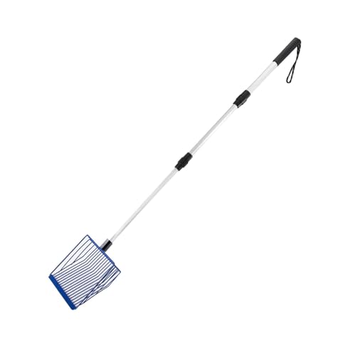 AWHAO Katzenstreu-Siebschaufel, Langer Griff, stabiles Aluminium, kein Verbiegen, abnehmbares Katzenstreu-Sieb, Katzenstreu-Schaufel für Kaninchen, Blau AWHAO Katzenstreu-Siebschaufel, Langer Griff, stabiles Aluminium, kein Verbiegen, abnehmbares Katzenstreu-Sieb, Katzenstreu-Schaufel für Kaninchen, Blau von AWHAO