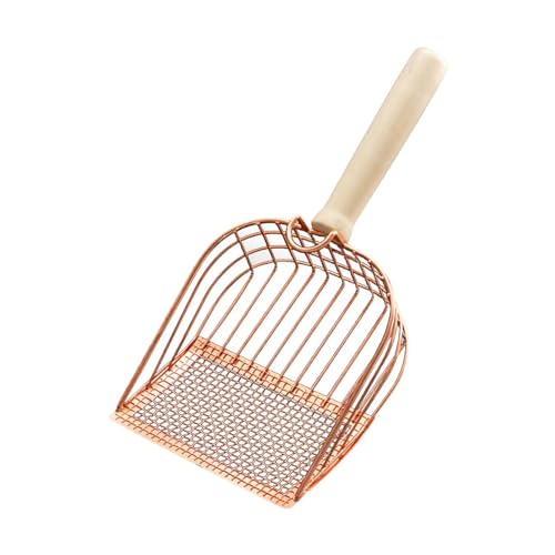 AWHAO Katzenstreu Siebschaufeln, Katzenstreuschaufeln, Sandsieb mit Ergonomischem Langen Griff, Reptilien Sandschaufeln, Roségold AWHAO Katzenstreu Siebschaufeln, Katzenstreuschaufeln, Sandsieb mit Ergonomischem Langen Griff, Reptilien Sandschaufeln, Roségold von AWHAO