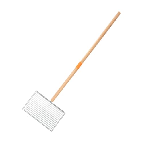 AWHAO Katzenstreuschaufel, Haustier-Sieb, Siebgitter für Kätzchenstreu mit langem Holzgriff AWHAO Katzenstreuschaufel, Haustier-Sieb, Siebgitter für Kätzchenstreu mit langem Holzgriff von AWHAO