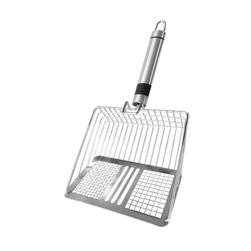 AWHAO Katzenstreuschaufel, ausgehöhlter Löffel, Katzenstreuschaufel, Katzenstreuschaufel aus Metall für Kätzchen AWHAO Katzenstreuschaufel, ausgehöhlter Löffel, Katzenstreuschaufel, Katzenstreuschaufel aus Metall für Kätzchen von AWHAO