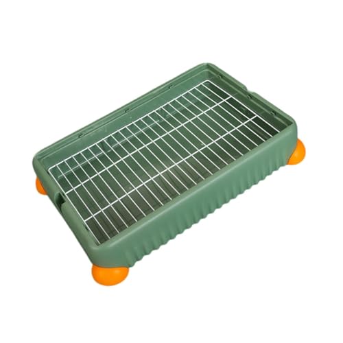 AWHAO Katzentoilette für Kaninchen, Eckstreu, Einstreu für Haustiere, Ecktoilette, Töpfchen für den Innenbereich, für Meerschweinchen, L, GrÜn AWHAO Katzentoilette für Kaninchen, Eckstreu, Einstreu für Haustiere, Ecktoilette, Töpfchen für den Innenbereich, für Meerschweinchen, L, GrÜn von AWHAO