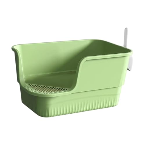 AWHAO Katzentoilette mit offenem Design, Katzensandkasten für Katzen, Grün 36 AWHAO Katzentoilette mit offenem Design, Katzensandkasten für Katzen, Grün 36 von AWHAO