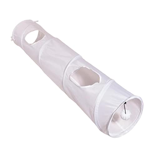 AWHAO Katzentunnel, Kätzchen-Tunnelröhre, tragbares Katzenspielzeug für Kätzchen, gefaltetes Indoor-Lauftrainingskaninchen, Katzentunnel für Indoor-Katzen, Gerade Form AWHAO Katzentunnel, Kätzchen-Tunnelröhre, tragbares Katzenspielzeug für Kätzchen, gefaltetes Indoor-Lauftrainingskaninchen, Katzentunnel für Indoor-Katzen, Gerade Form von AWHAO