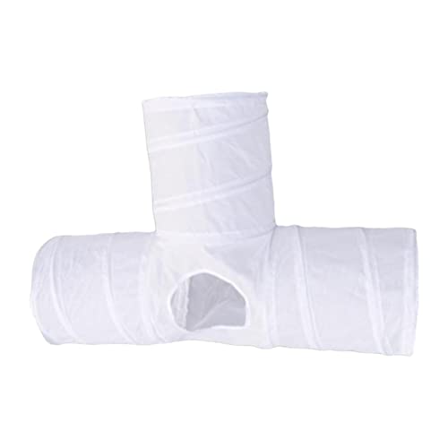 AWHAO Katzentunnel, Kätzchen-Tunnelröhre, tragbares Katzenspielzeug für Kätzchen, gefaltetes Indoor-Lauftrainingskaninchen, Katzentunnel für Indoor-Katzen, T-Form AWHAO Katzentunnel, Kätzchen-Tunnelröhre, tragbares Katzenspielzeug für Kätzchen, gefaltetes Indoor-Lauftrainingskaninchen, Katzentunnel für Indoor-Katzen, T-Form von AWHAO