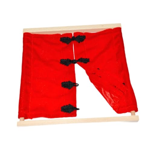 AWHAO Kleidung Board Sensorische Board Vorschule Lernen Spielzeug Kleid Lernen Board Kids Busy Board für Kinder Vorschule, rote Schnalle AWHAO Kleidung Board Sensorische Board Vorschule Lernen Spielzeug Kleid Lernen Board Kids Busy Board für Kinder Vorschule, rote Schnalle von AWHAO