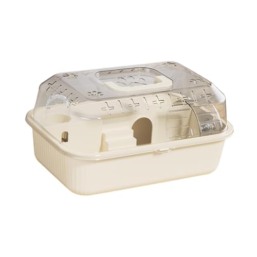 AWHAO Kleintierkäfig, Haustierübung, Spielhaus, Tragbar, Atmungsaktiv, für Hamster, Lebensraum, Haustierträger für Rennmäuse, Mäuse, Igel, Ratten, Reis weiß AWHAO Kleintierkäfig, Haustierübung, Spielhaus, Tragbar, Atmungsaktiv, für Hamster, Lebensraum, Haustierträger für Rennmäuse, Mäuse, Igel, Ratten, Reis weiß von AWHAO