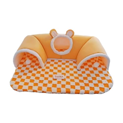 AWHAO Kreatives Katzentunnelbett für Haustiere, atmungsaktiv, bequem, Spielzentrum, Spielhütte für Hauskatzen, Häschen, Outdoor-Kätzchen, S AWHAO Kreatives Katzentunnelbett für Haustiere, atmungsaktiv, bequem, Spielzentrum, Spielhütte für Hauskatzen, Häschen, Outdoor-Kätzchen, S von AWHAO