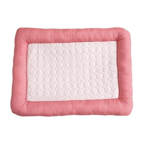 AWHAO Kühlmatte für Haustiere, Kühlkissen, tragbar, bequem, waschbar, weich, für den Sommer, atmungsaktive Isomatte aus Eisseide, Heimtierbedarf, Rosa AWHAO Kühlmatte für Haustiere, Kühlkissen, tragbar, bequem, waschbar, weich, für den Sommer, atmungsaktive Isomatte aus Eisseide, Heimtierbedarf, Rosa von AWHAO