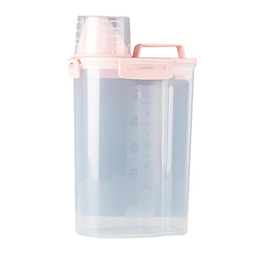AWHAO Luftdichter Vorratsbehälter für Haustiernahrung für, Katzen, Hundefutter, rosa groß AWHAO Luftdichter Vorratsbehälter für Haustiernahrung für, Katzen, Hundefutter, rosa groß von AWHAO