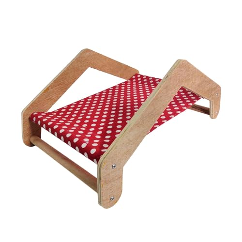 AWHAO Meerschweinchen-Hängematte, Meerschweinchen-Holzbett, Nestbett für Meerschweinchen, Bartagamen, Winkeldreieck AWHAO Meerschweinchen-Hängematte, Meerschweinchen-Holzbett, Nestbett für Meerschweinchen, Bartagamen, Winkeldreieck von AWHAO
