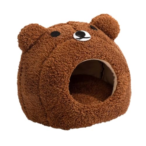 AWHAO Meerschweinchen-Versteck, warmes Hamsterhaus, warmes Hamsterbett, Höhle, halbgeschlossenes Hamsternest für Kaninchen AWHAO Meerschweinchen-Versteck, warmes Hamsterhaus, warmes Hamsterbett, Höhle, halbgeschlossenes Hamsternest für Kaninchen von AWHAO