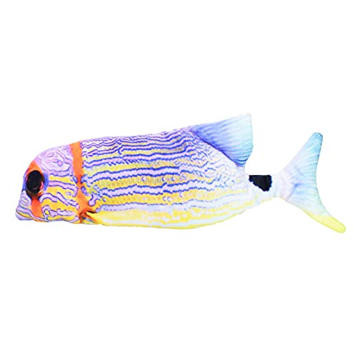 ＡＷＨＡＯ Moving Fish Toys Realistisches Elektrisches Wagging Plüschspielzeug, Regenbogen Fisch von ＡＷＨＡＯ