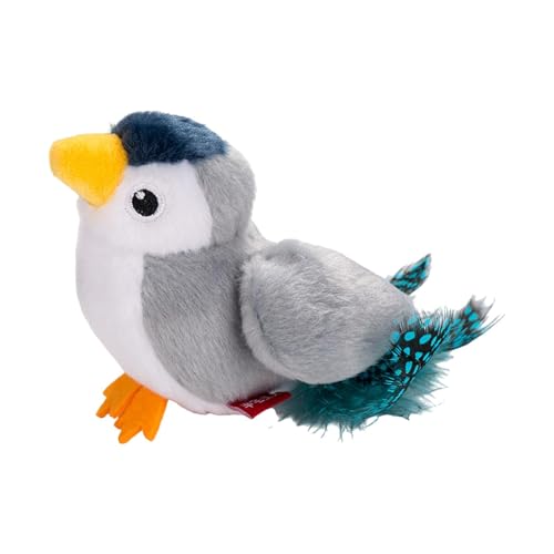 ＡＷＨＡＯ Nettes Plüsch -Quietschspielzeug für Hunde Interaktives Katzenspielzeug simuliert Vogelklang für Haustiergeschenk, Style A von ＡＷＨＡＯ