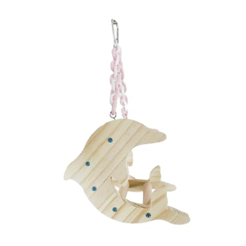 AWHAO Papageien Barsch Klettern Hängematte Delphin-Form-Schwungspielzeughänge-Vogel Hängematte AWHAO Papageien Barsch Klettern Hängematte Delphin-Form-Schwungspielzeughänge-Vogel Hängematte von AWHAO