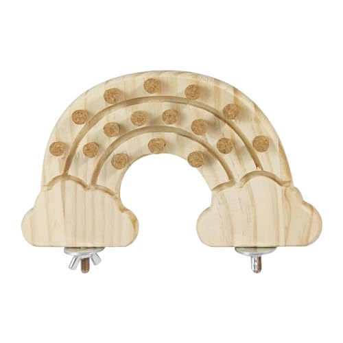 AWHAO Papageien Kauspielzeug, Korkspiel, Vogelfutterspielzeug, Vogel Holzblockspielzeug, 18.5 cm x 10.5 cm x 1 cm AWHAO Papageien Kauspielzeug, Korkspiel, Vogelfutterspielzeug, Vogel Holzblockspielzeug, 18.5 cm x 10.5 cm x 1 cm von AWHAO