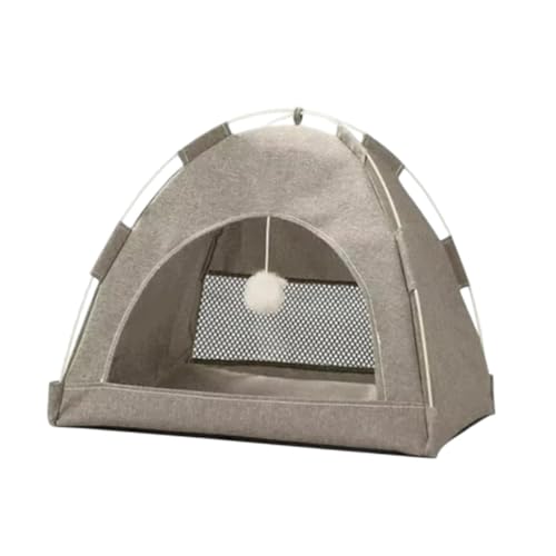 ＡＷＨＡＯ Pet Cat Zelt Welpe Zelt Katze Haus Innenbett für Katze Indoor Outdoor Welpen Kätzchen draußen, Grau von ＡＷＨＡＯ