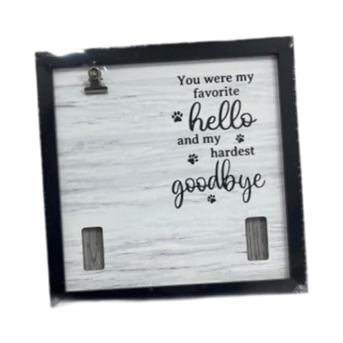 AWHAO Pet Memorial Bilderrahmen Verlust von Hunde Sympathie Geschenk Holz Trauer AWHAO Pet Memorial Bilderrahmen Verlust von Hunde Sympathie Geschenk Holz Trauer von AWHAO
