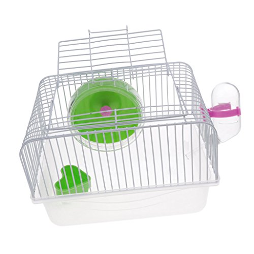 ＡＷＨＡＯ Portable Haustier Hamster Käfig Meerschweinchen Gerbils Mäusehaus mit Ferse, Grün, wie beschrieben von ＡＷＨＡＯ