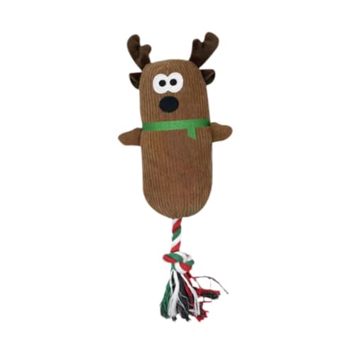 AWHAO Quietschspielzeug für Hunde, Plüschspielzeug mit weichem Quietscher, reduziert Langeweile, Weihnachts-Hundespielzeug, interaktives Hundespielzeug für, Ren AWHAO Quietschspielzeug für Hunde, Plüschspielzeug mit weichem Quietscher, reduziert Langeweile, Weihnachts-Hundespielzeug, interaktives Hundespielzeug für, Ren von AWHAO