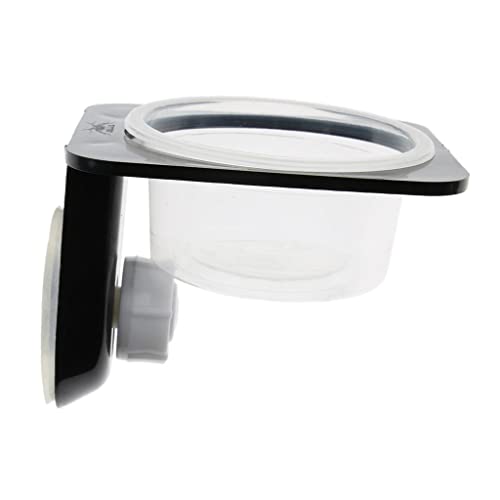 AWHAO Reptile Feeding Bowl Feeder mit Saugnapf, Schwarz AWHAO Reptile Feeding Bowl Feeder mit Saugnapf, Schwarz von AWHAO