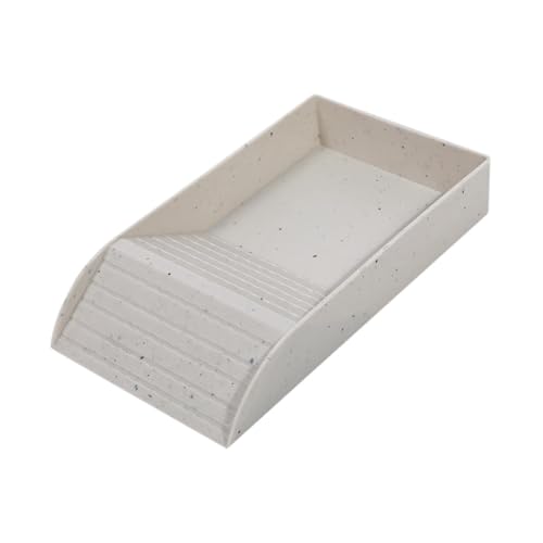 AWHAO Reptilien Wassernapf, Terrarienschalen Dekorationen mit Schräge, Reptiliennapf, Schildkröten Futternapf für Bartagamen Und Leoparden, Granite L AWHAO Reptilien Wassernapf, Terrarienschalen Dekorationen mit Schräge, Reptiliennapf, Schildkröten Futternapf für Bartagamen Und Leoparden, Granite L von AWHAO