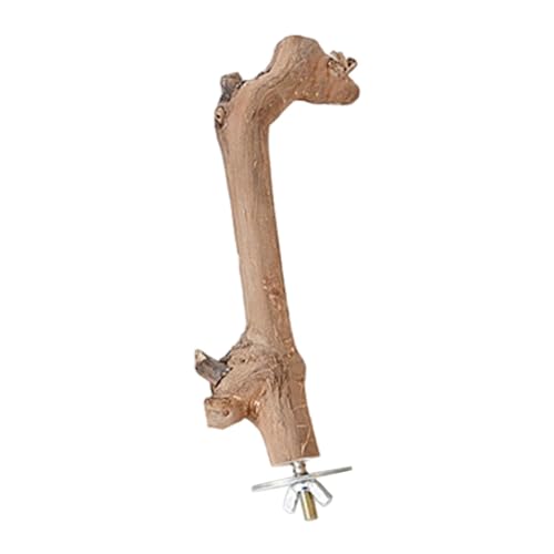 ＡＷＨＡＯ Saugnapf Holz Barsch Spielzeug Papagei Playstand Vogel Barsch Spielzeug Leiter für, 20 cm von ＡＷＨＡＯ