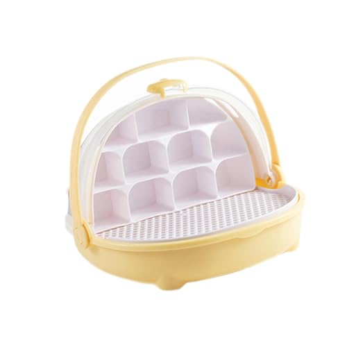 AWHAO Seidenraupen Zuchtbox, Tragbar, Transparent, für Seidenraupen, Schildkröten, Atmungsaktiv, Beobachtungsbox, Zuchttank, Gelb AWHAO Seidenraupen Zuchtbox, Tragbar, Transparent, für Seidenraupen, Schildkröten, Atmungsaktiv, Beobachtungsbox, Zuchttank, Gelb von AWHAO