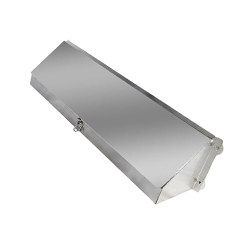 AWHAO Taubenfutterautomat Edelstahl Taubenfutter Trog Taubenfutterschale Futterspender mit Rostbeständiger Oberfläche für Einfache Montage für Außenbereich, L AWHAO Taubenfutterautomat Edelstahl Taubenfutter Trog Taubenfutterschale Futterspender mit Rostbeständiger Oberfläche für Einfache Montage für Außenbereich, L von AWHAO