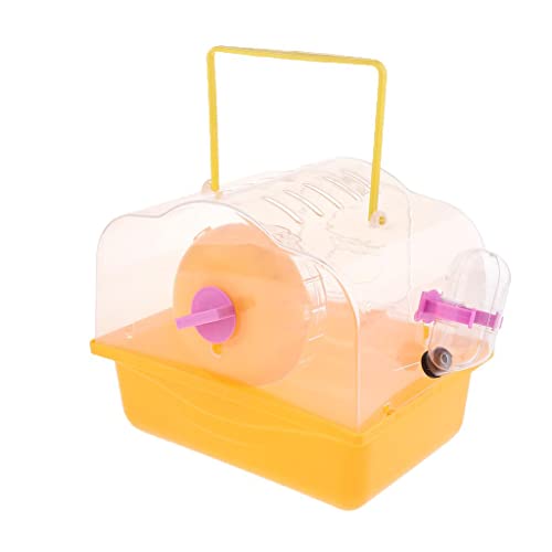 ＡＷＨＡＯ Tragbarer Träger Hamster Tragekoffer mit Wasserflasche Im Freien, Orange, 27 x 18 x 20 cm von ＡＷＨＡＯ