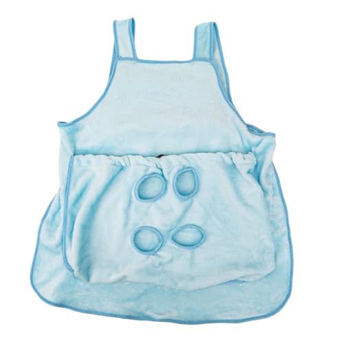 ＡＷＨＡＯ Trageschürze für Haustiere, Brusttasche Zum Aufhängen, Haustierhalter, Tasche für Die Hände, Haustierschlafsack, Hundetragetasche für Spaziergänge, Re, Bein Raus blau von ＡＷＨＡＯ