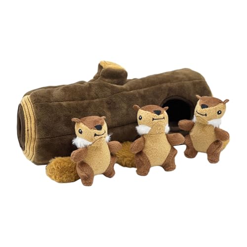 AWHAO Verstecktes Eichhörnchen-Plüsch-Hundespielzeug, Kauspielzeug für Hunde, Heimtierbedarf, praktisches interaktives Quietschplüsch für die Übung von AWHAO Verstecktes Eichhörnchen-Plüsch-Hundespielzeug, Kauspielzeug für Hunde, Heimtierbedarf, praktisches interaktives Quietschplüsch für die Übung von von AWHAO