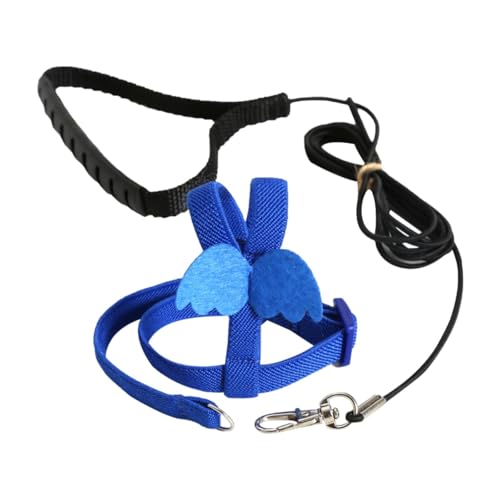 AWHAO Vogel Harness Leine Papagei Fliegen Seil Vogel Ausbildung Seil Haustier Vogel für Wellensittich, M, Blau AWHAO Vogel Harness Leine Papagei Fliegen Seil Vogel Ausbildung Seil Haustier Vogel für Wellensittich, M, Blau von AWHAO