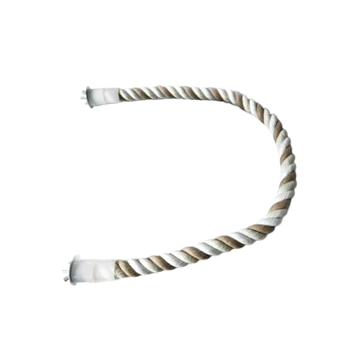 AWHAO Vogel Papagei Seil Sitzstangen, Käfig Zubehör, Jute Schaukel, Schraubmontage, Hängeständer, Seil Aktivitätszentrum für Nymphensittiche, Unzertrennlich, 80cm AWHAO Vogel Papagei Seil Sitzstangen, Käfig Zubehör, Jute Schaukel, Schraubmontage, Hängeständer, Seil Aktivitätszentrum für Nymphensittiche, Unzertrennlich, 80cm von AWHAO