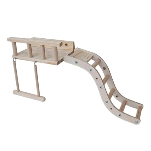 AWHAO Vogel Sitzstange Ständer Hängeleiter Käfig Zubehör für Lovebird Hamster Wellensittich AWHAO Vogel Sitzstange Ständer Hängeleiter Käfig Zubehör für Lovebird Hamster Wellensittich von AWHAO