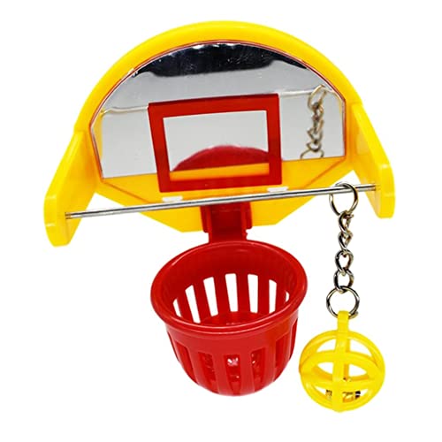ＡＷＨＡＯ Vogel Trick Basketball Stapeln Futter Suchspielzeug für Hühnerkäfig - Interaktives Spielzeug für die Vogelbildung von ＡＷＨＡＯ