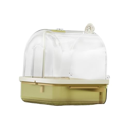 AWHAO Vogelbad für Käfig Käfig Papagei Badewanne Käfig Vogel Dusche Papagei Badehaus für Kanarienvogel, Kaffee AWHAO Vogelbad für Käfig Käfig Papagei Badewanne Käfig Vogel Dusche Papagei Badehaus für Kanarienvogel, Kaffee von AWHAO