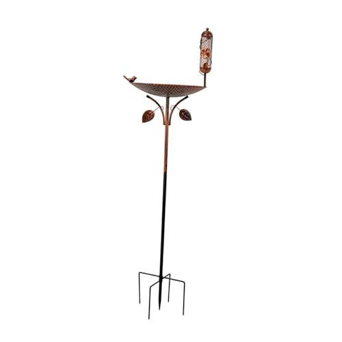 AWHAO Vogelhäuschen Metall Vogelbad Wetterfest Hof Ornament Birdfeeder SPA Birdfeeder AWHAO Vogelhäuschen Metall Vogelbad Wetterfest Hof Ornament Birdfeeder SPA Birdfeeder von AWHAO