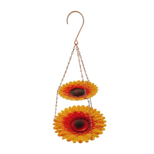 AWHAO Vogelhäuschen Sonnenblumen Form Vögel Futterhalter für Rasen Outdoor Garten AWHAO Vogelhäuschen Sonnenblumen Form Vögel Futterhalter für Rasen Outdoor Garten von AWHAO