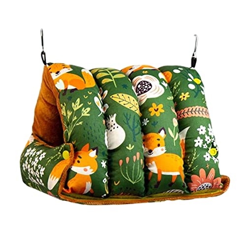 AWHAO Warmes Vogelhaus Hängematten Schlafbett für Kleine Und Mittlere Papageien, Blau, S AWHAO Warmes Vogelhaus Hängematten Schlafbett für Kleine Und Mittlere Papageien, Blau, S von AWHAO