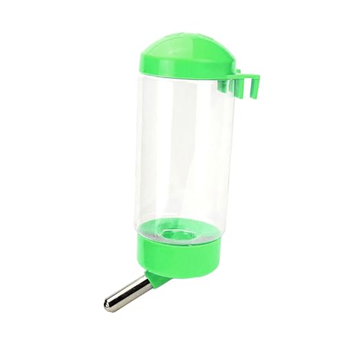 ＡＷＨＡＯ Wasserflasche für Kleintiere, Rennmäuse, Wassernapf, 350 Ml, Wasserspender für Hunde, Rennmaus Wasserspender für Hamster, Kaninchen, Frettchen, Grün von ＡＷＨＡＯ