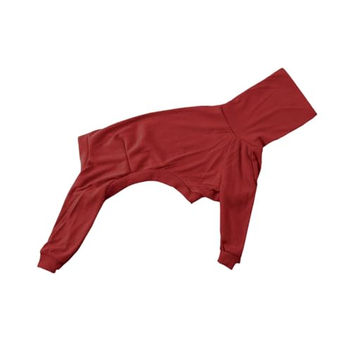 AWHAO Winter Haustier Kleidung Hund Wintermantel Leichte Winddicht Hund Hoodie Haustiere Kleidung, Rot AWHAO Winter Haustier Kleidung Hund Wintermantel Leichte Winddicht Hund Hoodie Haustiere Kleidung, Rot von AWHAO