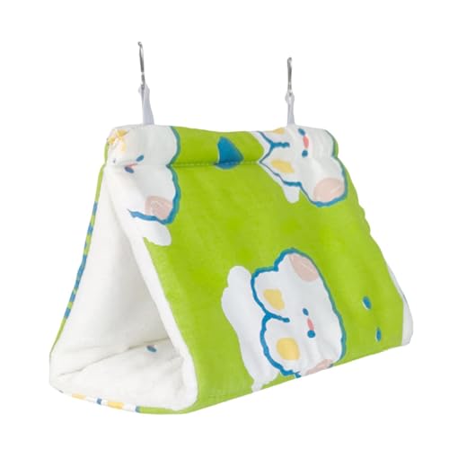 AWHAO Winter Schuppen Hütte Hideaway Hütte Flauschigen Papageien Vogel Bett für Käfig, GrÜn AWHAO Winter Schuppen Hütte Hideaway Hütte Flauschigen Papageien Vogel Bett für Käfig, GrÜn von AWHAO