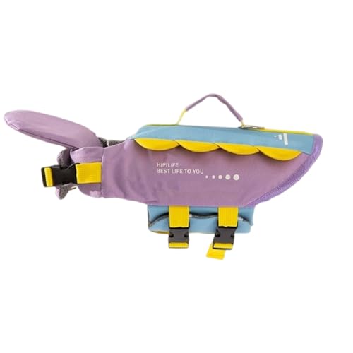 Hundeschwimmweste, schöne Schwimmweste für Hunde, zum Schwimmen, Bootfahren, mit hohem Auftriebsgriff, schwimmende Schwimmweste, Haustier-Lebensretter Hundeschwimmweste, schöne Schwimmweste für Hunde, zum Schwimmen, Bootfahren, mit hohem Auftriebsgriff, schwimmende Schwimmweste, Haustier-Lebensretter von AWJUWHBJ