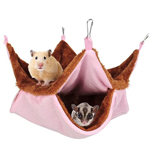AWYY Hängematte Für Haustierkäfige, Hamster Hängebett, Kleintierhängematte, Hamsterkäfig Hängematte, Hamster-hängematte, Haustier Hängematte, für Kleintiere Hamster Spielen Und Schlafen, Zeaying033 AWYY Hängematte Für Haustierkäfige, Hamster Hängebett, Kleintierhängematte, Hamsterkäfig Hängematte, Hamster-hängematte, Haustier Hängematte, für Kleintiere Hamster Spielen Und Schlafen, Zeaying033 von AWYY