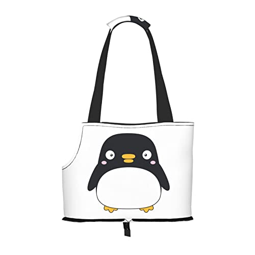 AXETVSOK Faltbare Haustier-Handtasche, niedlicher Pinguin-Haustier-Tragetasche, Outdoor-Reise-Haustier-Schultertaschen zum Einkaufen, Wandern, Spazierengehen von AXETVSOK