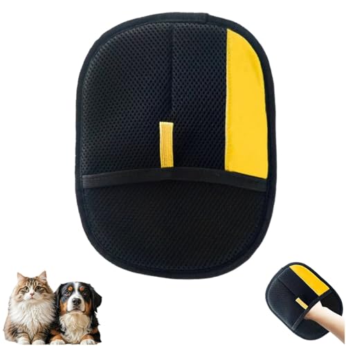 AXOBOG 1 Packung statische Entfernungshandschuhe für Tierhaare, Katzenpflege, Hundewaschhandschuhe, doppelseitige Haustierpflege-Handschuhe, wiederverwendbar, elektrostatischer Haarentferner von AXOBOG