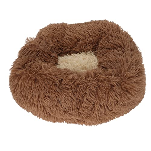 AXOC Flauschiges Hundebett, hält warm, atmungsaktives Katzenbett, selbsterwärmend für den Schlaf zu Hause (40cm) von AXOC